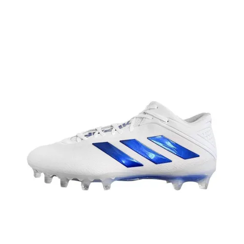 Adidas Freak AG Искусственная трава FG Твердый грунт Амортизация Износостойкие футбольные бутсы Мужские Сине-белые