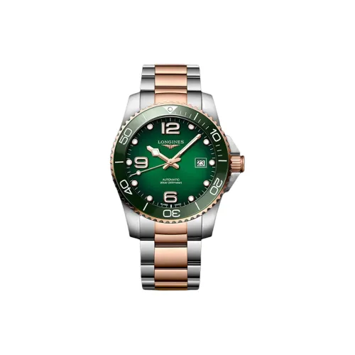 LONGINES Comcast Collection Автоматический Механический Часы Мужские 41 мм Зеленый Циферблат