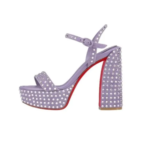 CL one Ремень Сандалии 13cm Женские Светло-фиолетовый