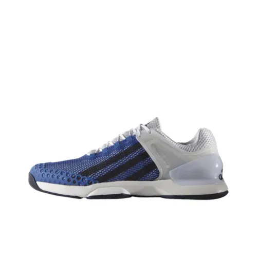 Adidas Adizero Ubersonic Slip-Resistant Abrasion-Resistant Low-Top Беговые кроссовки Мужские Белый Синий