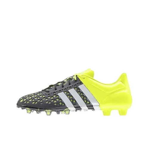 Adidas Ace AG Искусственная трава Амортизация Износостойкие Футбольные бутсы Мужские Черные Желтые