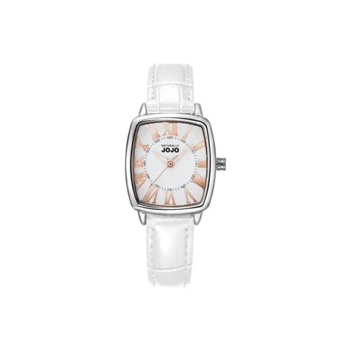 NATURALLYJOJO Кварцевый механизм белый циферблат женские часы JO9821 80F
