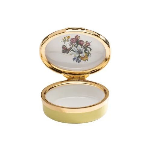 HALCYON DAYS Я люблю тебя Mom Эмаль Шкатулка для украшений Серьги-кольца Ожерелье Кольцо Аксессуар Хранение Коробка Унисекс