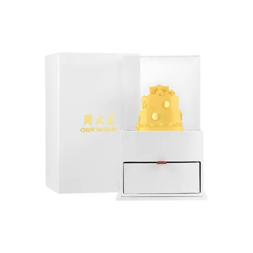 CHOW TAI SENG Золотое покрытие Медные украшения Унисекс