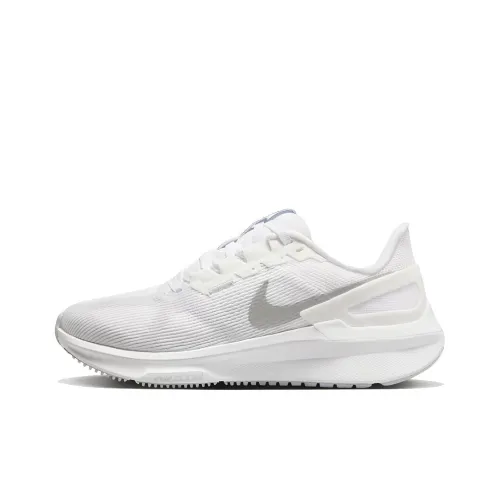 Nike Zoom Structure 25 Беговые кроссовки Низкий Топ Белый Женский