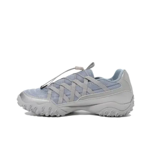 FILA Eschape Беговые кроссовки Низкий топ Серый Синий Унисекс