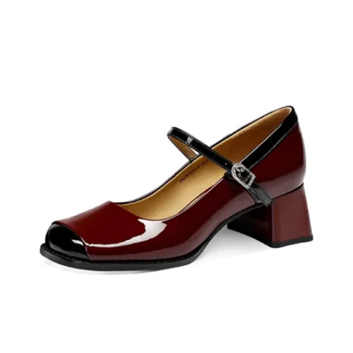 JESSICA SOPHIA Туфли Мэри Джейн с грубым каблуком 4,5 см женские