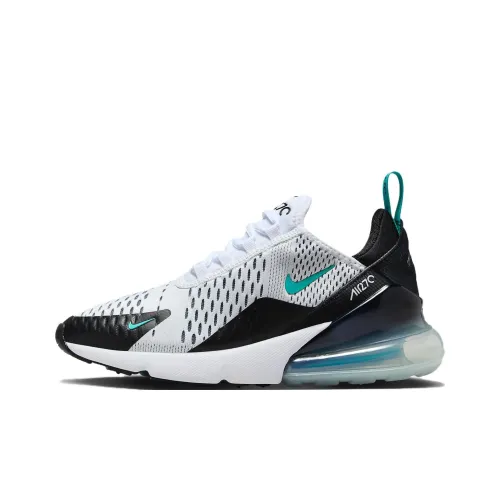 Nike Air Max 270 Low Топ Беговые кроссовки Женские Черный белый