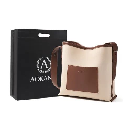 AOKANG Коровья кожа Тоут Сумка Сумка для покупок Сумка-ведро Сумка на плечо Большая Женская Ville Коричневый Karma Черный