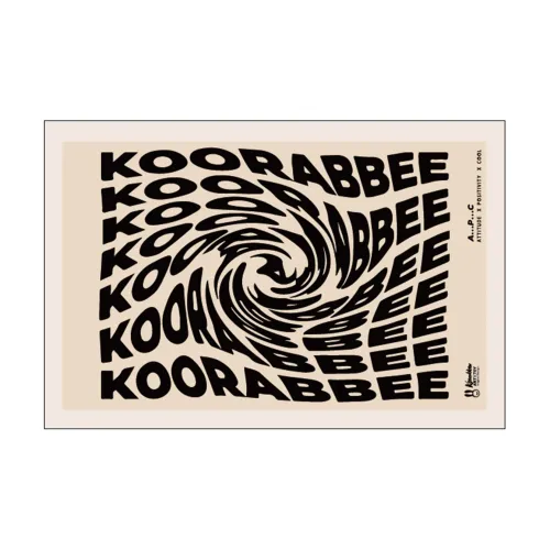 Koorabbee Абстрактный Time Космос Искусственный кашемир Коврик Trend Based Products 90X60CM