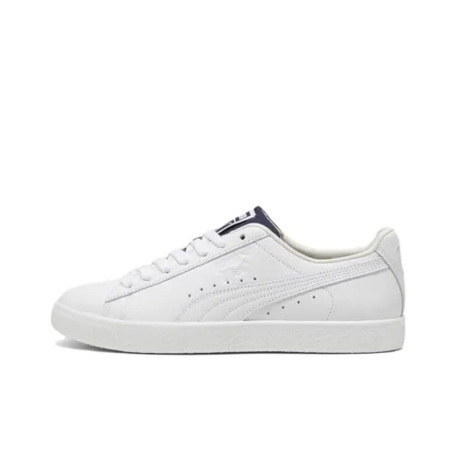 PUMA SF Clyde Varsity 2 Low Топ Скейтборд Кроссовки Унисекс Белый Синий