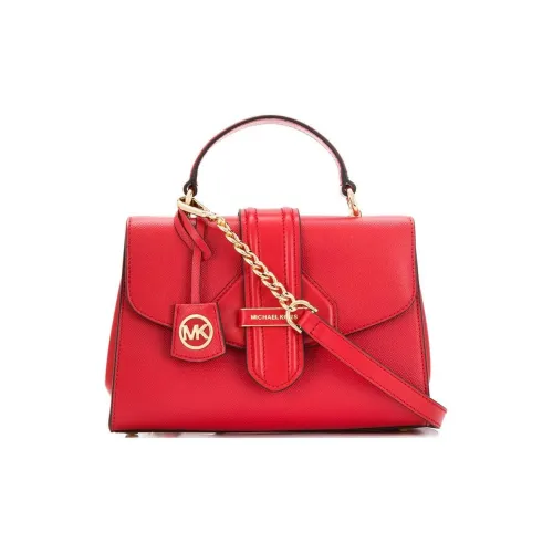 MICHAEL KORS MK Bleecker Кожа Доска для ноутбука Сумка через плечо Сумка Женская Красная