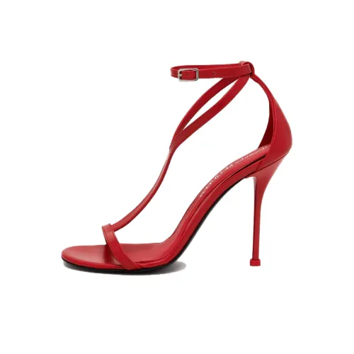 Alexander McQueen Harness One Ремень Сандалии 9 см Женские Красные