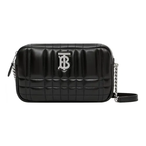 Burberry Lola Сумка из овечьей кожи Camera Сумка Сумки через плечо Сумка на плечо Женская Черная