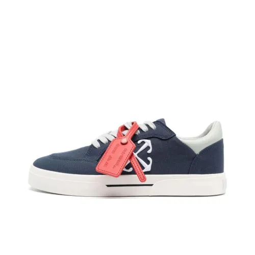 OFF Белый Низкий Топ Скейтборд Кроссовки Мужские Синие