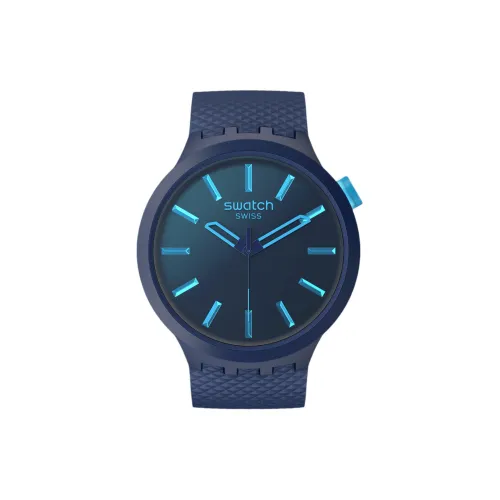 Swatch Quartz Movement Унисекс Часы 44,8mm*47mm*11,75mm Синий