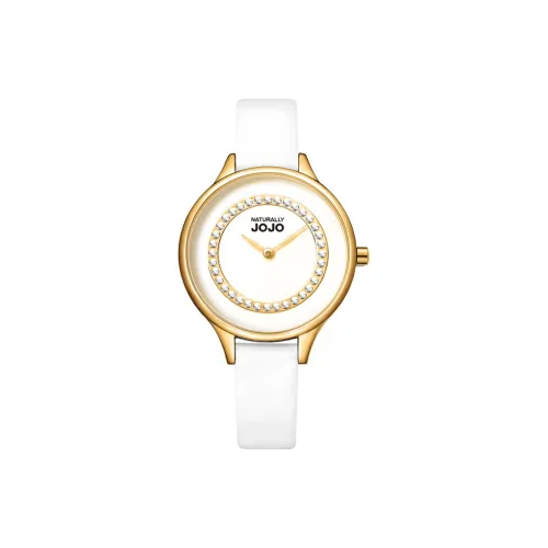NATURALLYJOJO Кварцевый механизм белый циферблат женские часы JO96831 80K