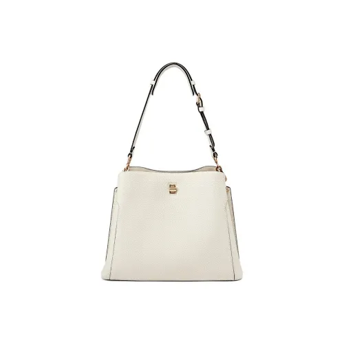 DISSONA Коровья кожа Портативная Сумка через плечо Сумка на плечо Средняя Женская Белая