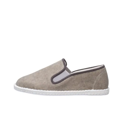 Bian Fumao Low Top Canvas Shoes [MULTI Layer Cloth Sole] Коричневый Мужской