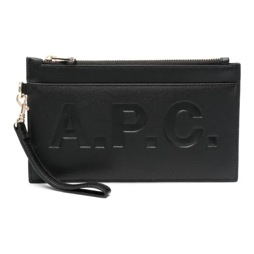 A.P.C Полиуретан Клатч Женский Черный