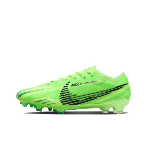 Nike Zoom Mercurial Vapor 15 FG Твердый грунт Футбольные бутсы Унисекс Зеленый