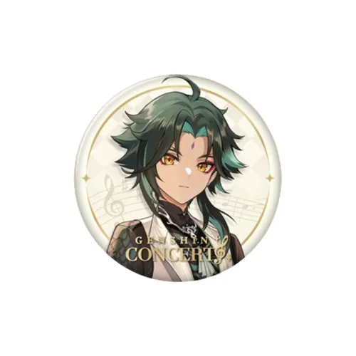 Оригинальный Бог Сяо Чжун Ли Тарталья Абадон Эола Гань Юй Диона Коллекция по теме "Пыльный Мир" Значки персонажей