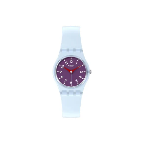 Swatch Quartz Movement Женские часы 31,4mm*25mm*7mm Фиолетовый