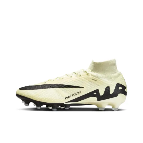 Nike AG Искусственная трава Устойчивая к истиранию Футбольные бутсы Унисекс Черный Желтый