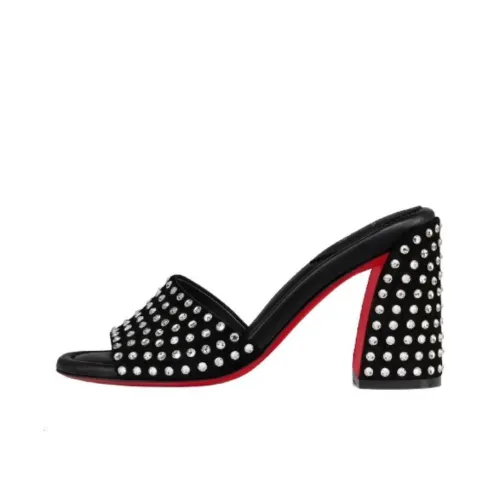 CL Слипоны 8,5 см Женские Черные