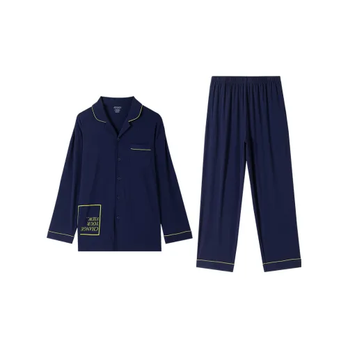 JOCKEY Pajama Set Мужской Темно-Синий