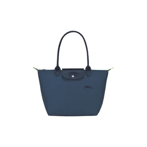 LONGCHAMP Le Pliage Сумка через плечо из коровьей кожи Женская Темно-синий