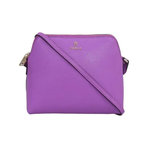 Furla Кожа Сумка через плечо Сумка на плечо Женская Фиолетовая