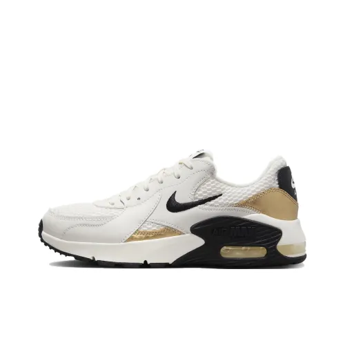 Nike Air Max Excee Low Топ Повседневные Беговые Кроссовки Женские Белые Черные