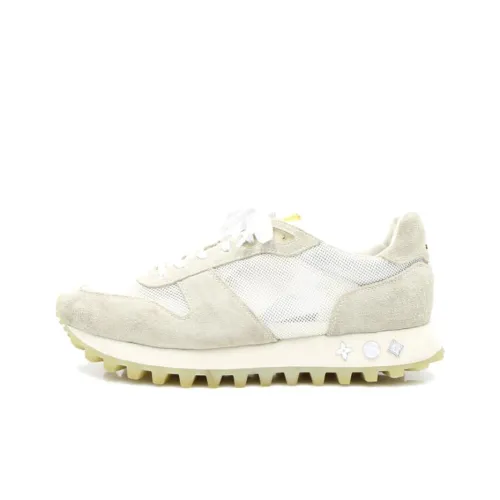 LOUIS VUITTON Runner Амортизация Низкие Кроссовки для спорта Мужские Серый Белый