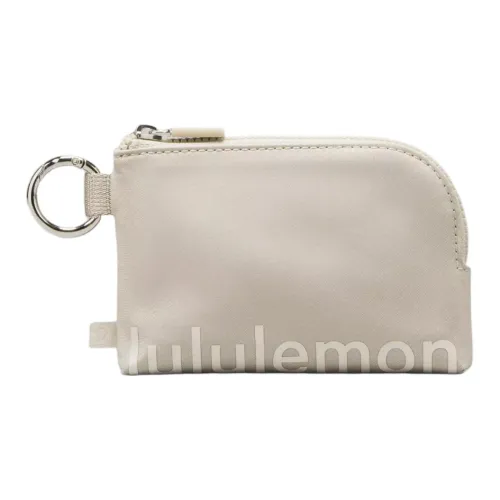 lululemon Полиэстер Картхолдер Унисекс Оригинальный Linen White Onyx