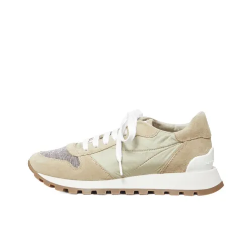 BRUNELLO CUCINELLI Низкий топ Повседневная обувь Женская Тауповая