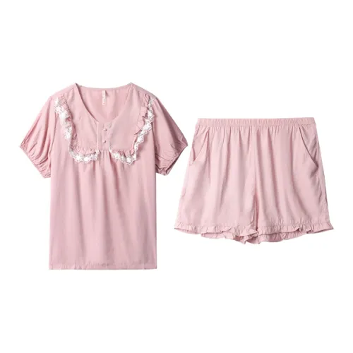 Dorame Pajama Комплект Женский Бобовый Пастовый