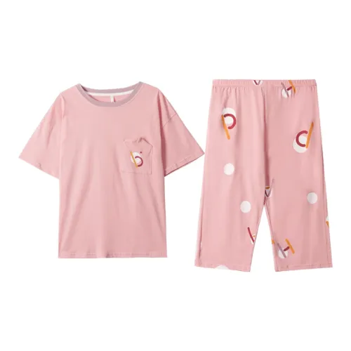 Dorame Pajama Комплект Женский Темно-Розовый