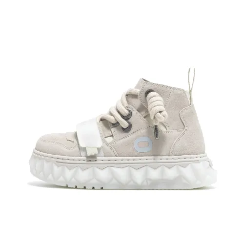 OETZI Slip-resistant Shock Absorbers High Top Скейтборд Кроссовки Unisex Light Серый