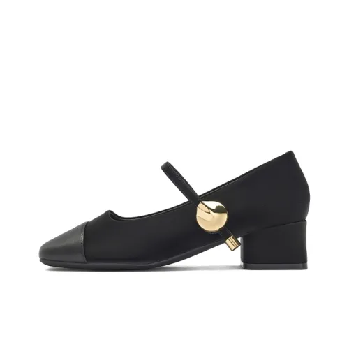 JOSINY Грубый каблук Туфли Мэри Джейн 4CM Женские