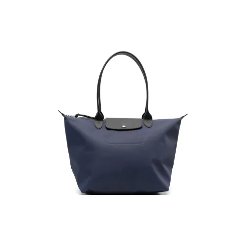 LONGCHAMP Le Pliage Energy Холст Тоут Сумка Сумка для покупок Сумка Сумка через плечо Большая Женская Морской Синий