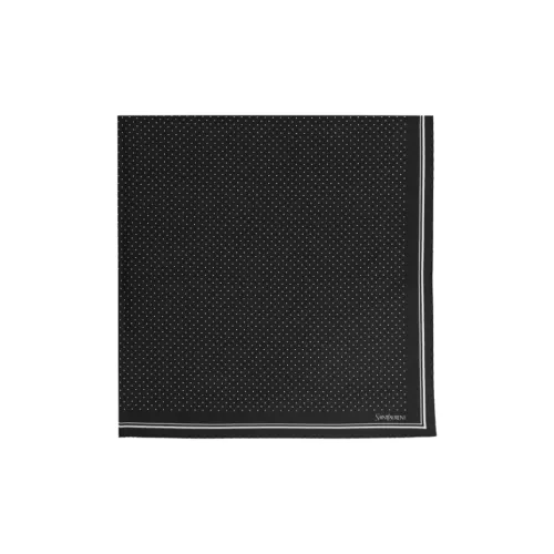 SAINT LAURENT Шелковые шарфы Женские Черный