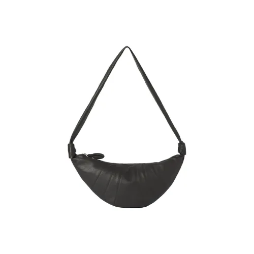 Lemaire Croissant Series Телячья кожа Круассан Сумка Плечо Сумка Средний Женский Черный