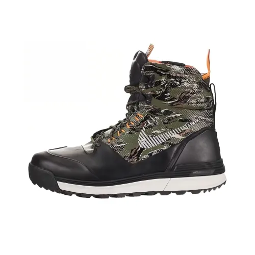 nike ACG Lunar Terra Arktos Амортизация Износостойкий Высокий Топ Уличная Обувь Унисекс Черный Зеленый