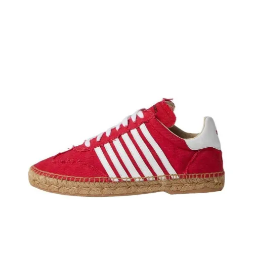 DSQUARED 2 HOLA Низкий топ Повседневная обувь Мужская Красная