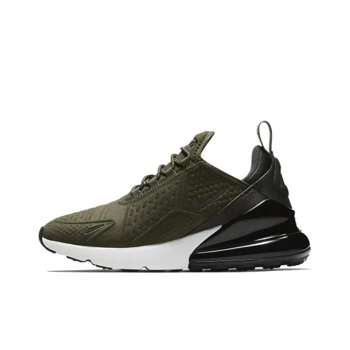 Nike Air Max 270 Low Топ Беговые кроссовки Женские Армейский зеленый