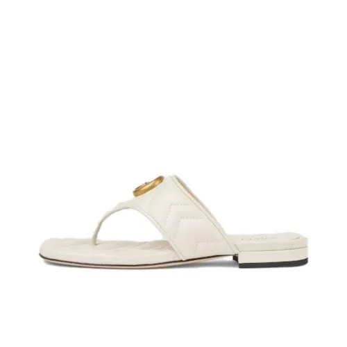 GUCCI GG Шлепанцы Женские Белые