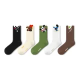 Мультяшные модные носки, комплект D