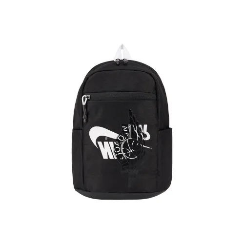 Jordan Polyester Backpack Medium Unisex Black Джордан Полиэстер Рюкзак Средний Унисекс Черный
