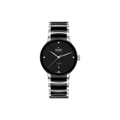 RADO Автоматический Механический Часы Мужские Crystal Collection 39,5мм*11,3мм Черные
